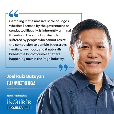 Gov’t must stop being a gambling lord .